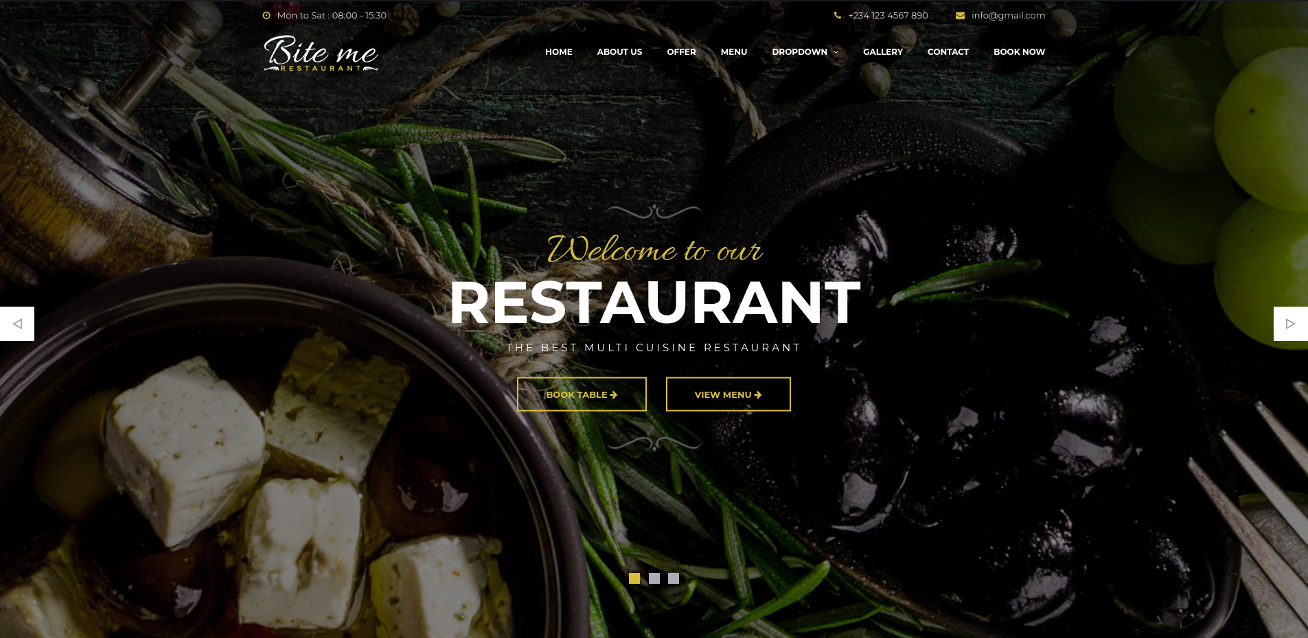 Landing page design preview